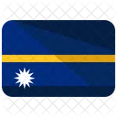 Nauru Bandeira Pais Ícone