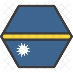 Nauru Flag Ícone