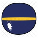 Nauru Nauru Flag National Flag Of Nauru Icon
