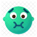 Nausea Emoji Face Icon