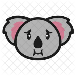 Nausea Koala Emoji Icon