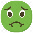 Nauseated Emoji Vomit Emoji Emoticon Icon