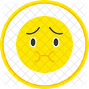 Nauseated face  Icon