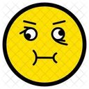 Nauseous Face Emotion Icon