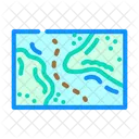 Nautical Chart Sailing Icon