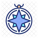 Travel Compass Navigation Icon