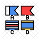 Nautical Flag Sailing Icon