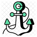 Ship Anchor Ship Moor Harbor Icon
