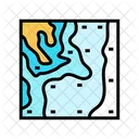 Nautical Chart Geographical Icon