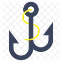 Schiffsanker Schiffsanlegestelle Hafen Symbol