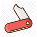 Cuchillo Plegable Herramienta Icono