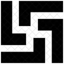 Navajo Stammeszeichen Altes Zeichen Symbol
