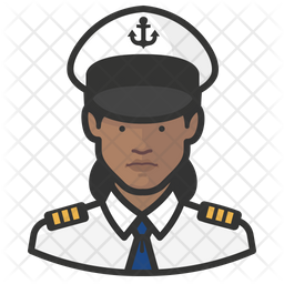 Naval Black Officers Icon