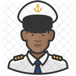 Naval Black Officers Icon