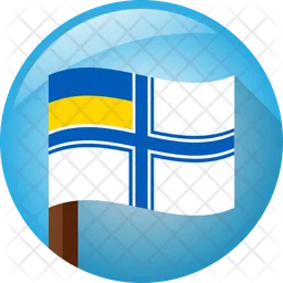 Naval Ensign Of Ukraine Flag Icon