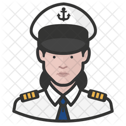 Naval Officers White Female Icon