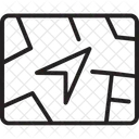 Navegacao Mapa GPS Ícone