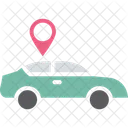 Navegação de carro  Ícone