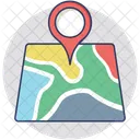 GPS Mapa Navegacao Ícone