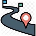 Navegacao Rodoviaria Navegacao De Direcao Navegacao GPS Icon