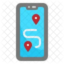 Movil Ubicacion Mapa Icon