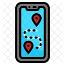 Movil Ubicacion Mapa Icon