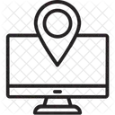 Navegacion En Linea Mapa Navegacion Icono