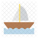 Vela Barco Barco Icono