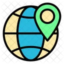 Navegacion Terrestre Indicador Globo Icono