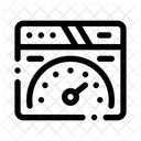 Navegador Interface SEO E Web Ícone
