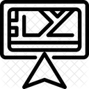 Mapa Navegacao GPS Ícone