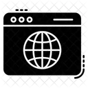 Navegador Web Navegacao Na Internet Internet Do Computador Ícone