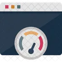 Navegador Panel De Control Velocidad De Pagina Icono