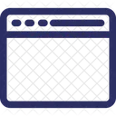 Navegador Cuadro De Dialogo Aplicacion Web Icono