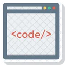 Navegador Codigo Codificacion Icono