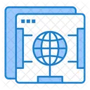 Navegador Da Web Navegador De Internet Globo Ícone