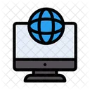 Navegador De Computador Conexao De Internet Internet De Computador Ícone