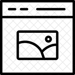 Navegador de imagens  Ícone