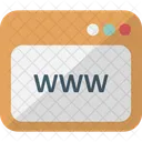 Navegador De Internet Site De Internet Site Ícone