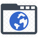 Navegacao Global Internet Ícone