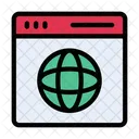 Navegador Pagina Da Web Internet Ícone