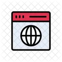 Navegador Internet Pagina Da Web Ícone