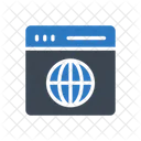 Navegador Internet Pagina Da Web Ícone