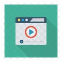 Navegador Video Reproductor Icono