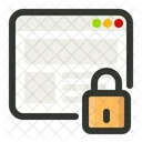 Navegador Privado Bloqueo Del Navegador Seguridad Del Navegador Icono
