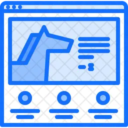 Navegador web de caballos  Icono