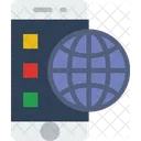 Navegador do telefone  Ícone
