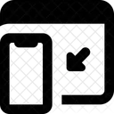 Navegador de teléfono inteligente  Icono