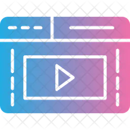 Vídeo del navegador  Icono