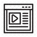 Vídeo del navegador  Icono